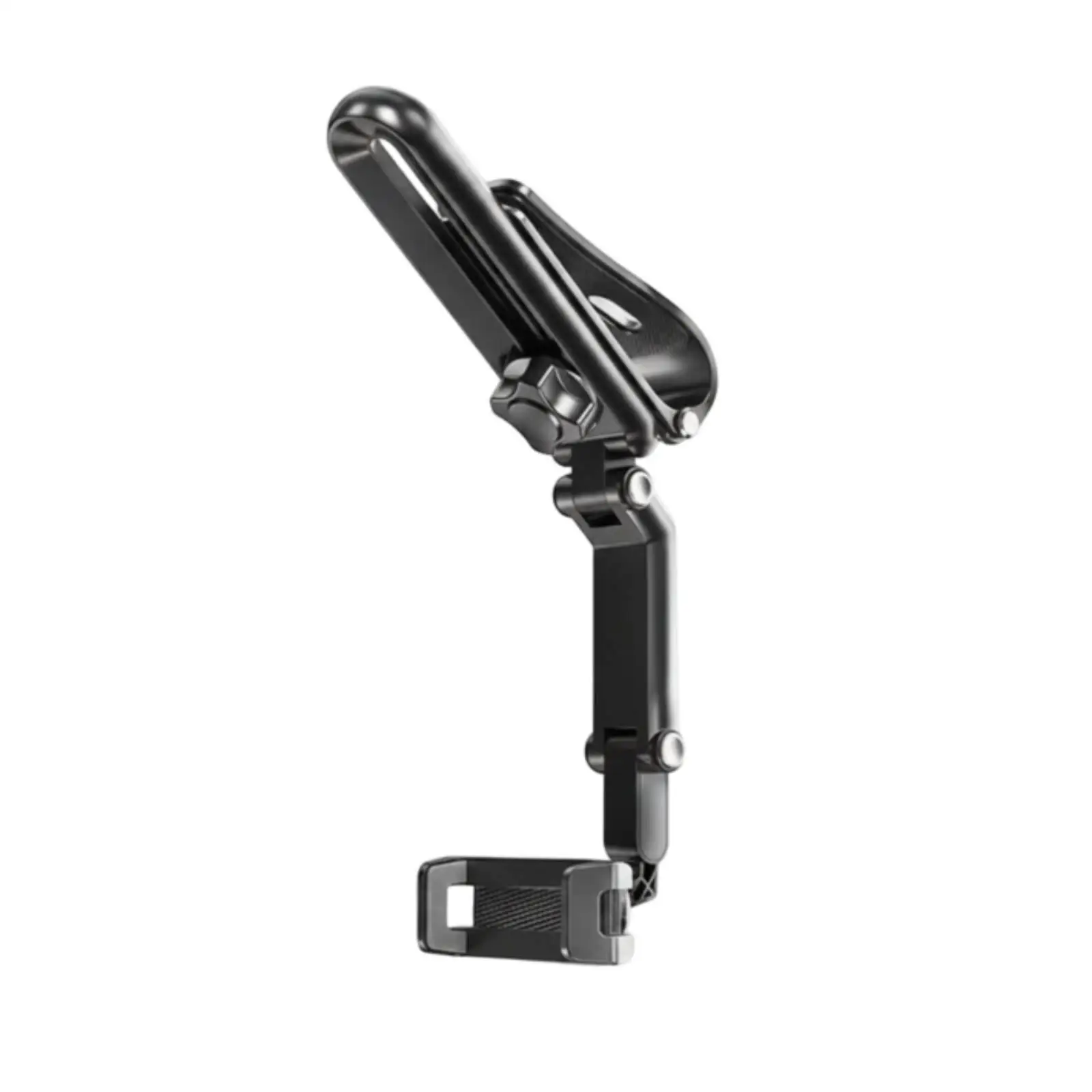 Phone Holder Car Visor Mount with Flexible Arm for Clear Navigation Screen Angle Setup