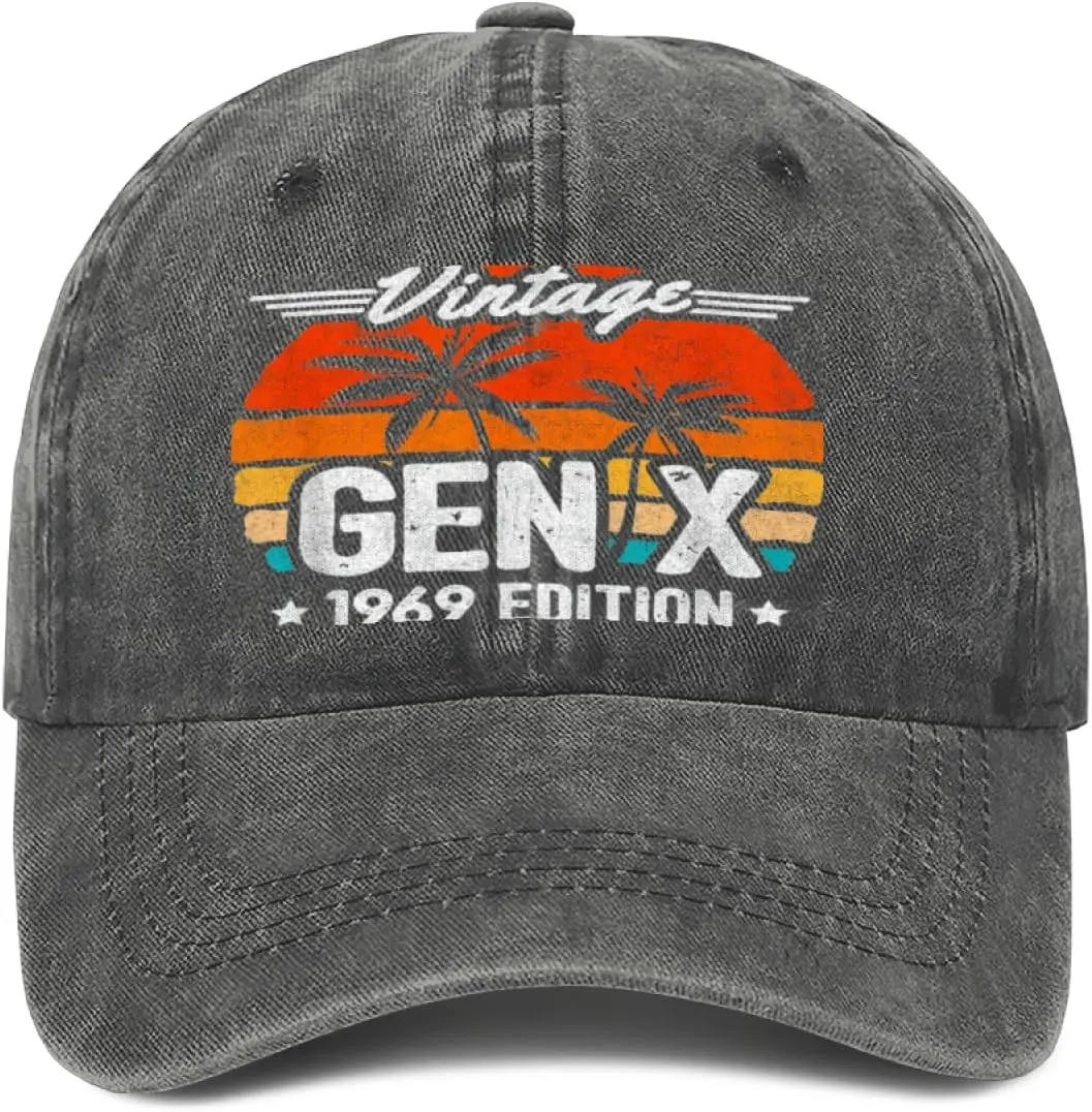 Капелюх Generation X 1969, красный, белый и ферльный, американский флаг Gen Xer, шляпа дальнобойщика, женская винтажная сетчатая шляпа на лето