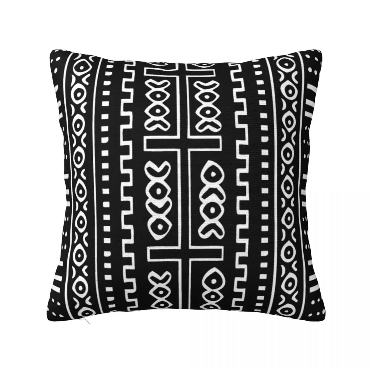 

Black And White Mudcloth Pillowcase Soft Polyester Cushion Cover Gift African Pillow Case Cover Home Wholesale 45X45cm
