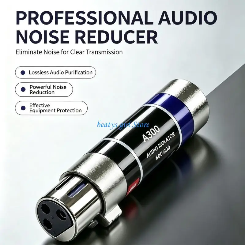 C7AB Balanced Sound Isolator 600:600 Inline Noise Reducer for Cleaner Output