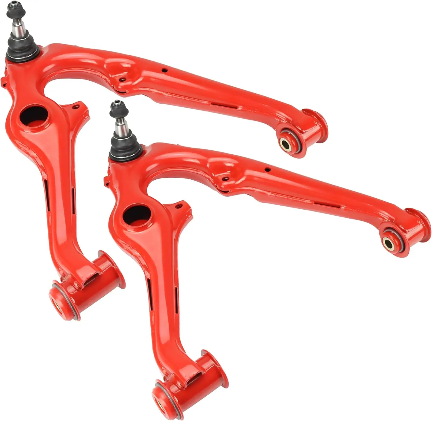 Front Lower Control Arms, 2-Piece Set, Fits 2014-2018 1500 Pickup Trucks and 2015-2020 Full-Size SUVs, K623298 K623299, Red