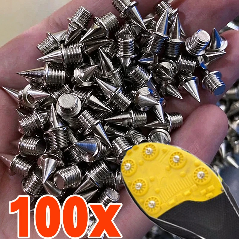 Grasping Ground Steel Shoe Stud Lightweight Sturdy Shoe Spike Snowfield Grassland Sneakers Anti Slip Sharp Nail Metal Cleats