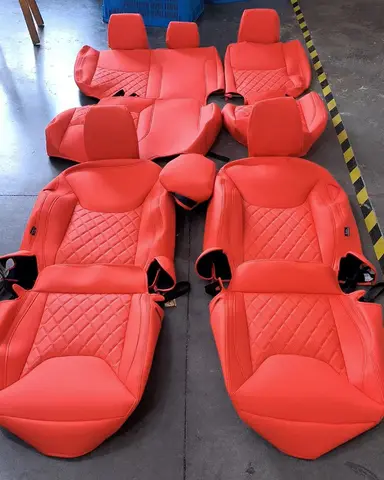 맞춤형 액세서리 카시트 커버 5 시트 풀 세트 가죽 Audi A4 b8 A3 8p A6 c7 A4 b9 A3 8v A4 b6 A4 b7 a6 c6 a5 q5