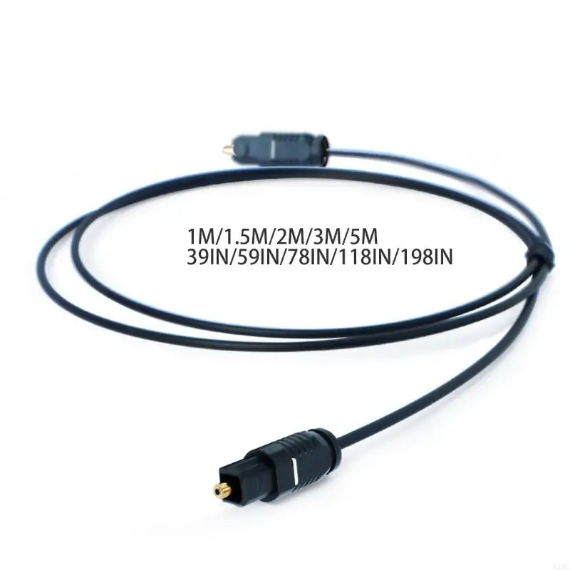 Dây âm thanh cáp quang Toslink kỹ thuật số 918C OD2.2mm Dây Toslink từ nam sang nam