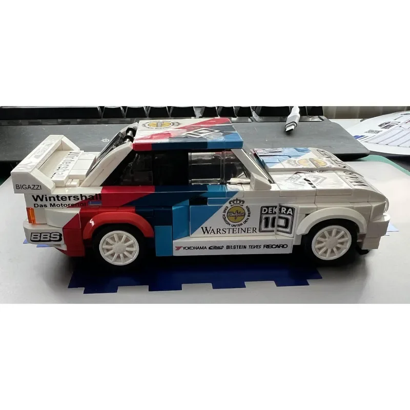 

MOC-53544 Новый классический суперкар M3 DTM, гоночная кирпичная модель 455, детали для мальчиков и детей, строительный блок на день рождения, игрушка в подарок