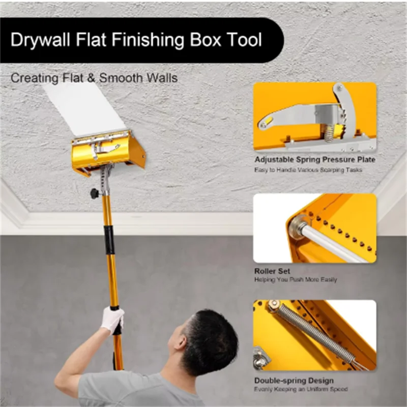 Drywall Smoothing Tool Plastering Flat Box Plaster Box Practical Drywall Master Imported Drywall Flat Box Rendering Machine