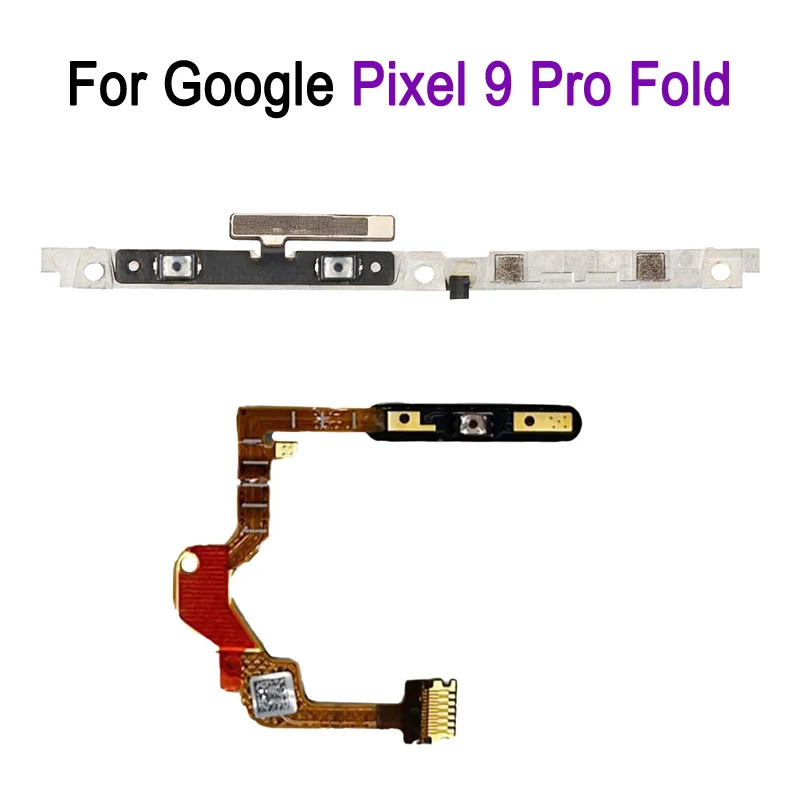 Power Flex Cable For Google Pixel 9 Pro Fold, GGH2X GC15S Phone Power Button & Volume Button Flex Cable Replacement Part