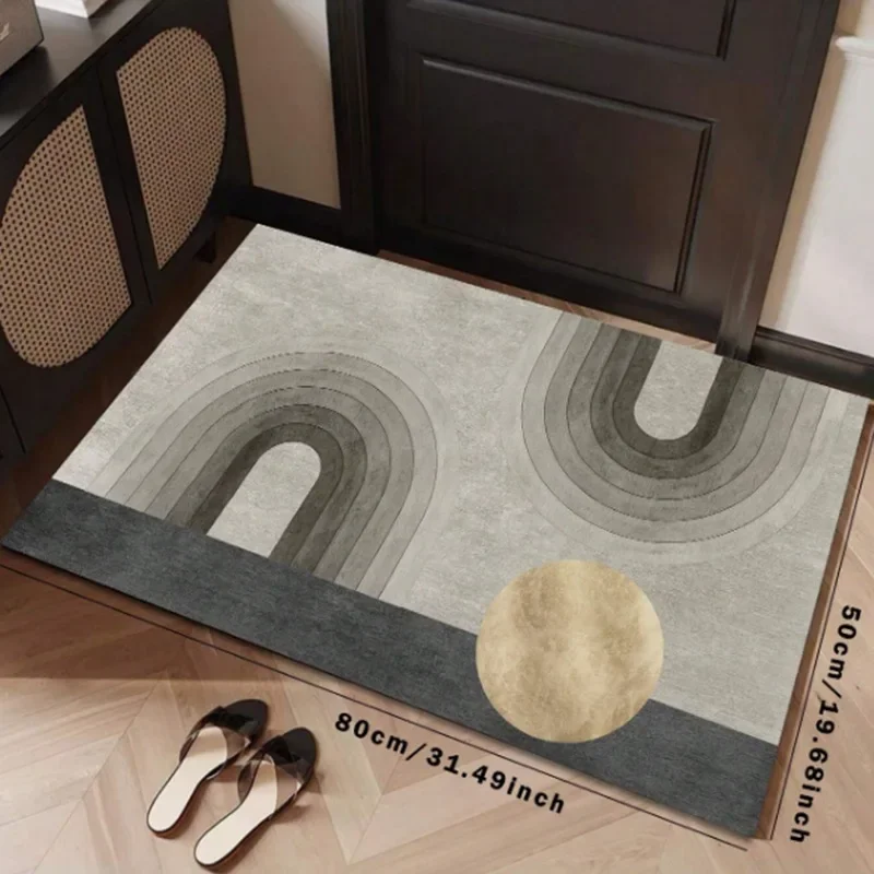 سجادة VIKAMA ذات خط بسيط، ممسحة مدخل المدخل، سجادة باب المطبخ والحمام مقاومة للبقع وسهلة التنظيف لديكور المنزل #4