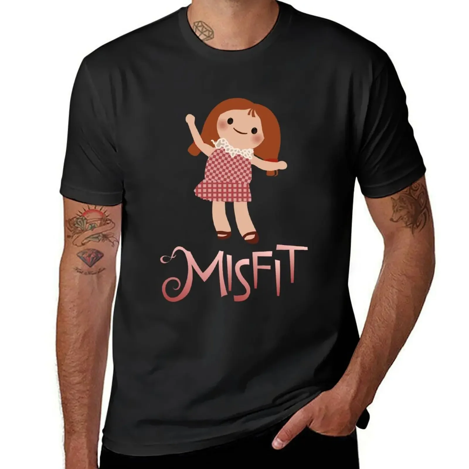 Misfits - A Dolly for Sue T-Shirt vintage anime shirt for a boy anime tshirt cotton graphic tees t shirt for men