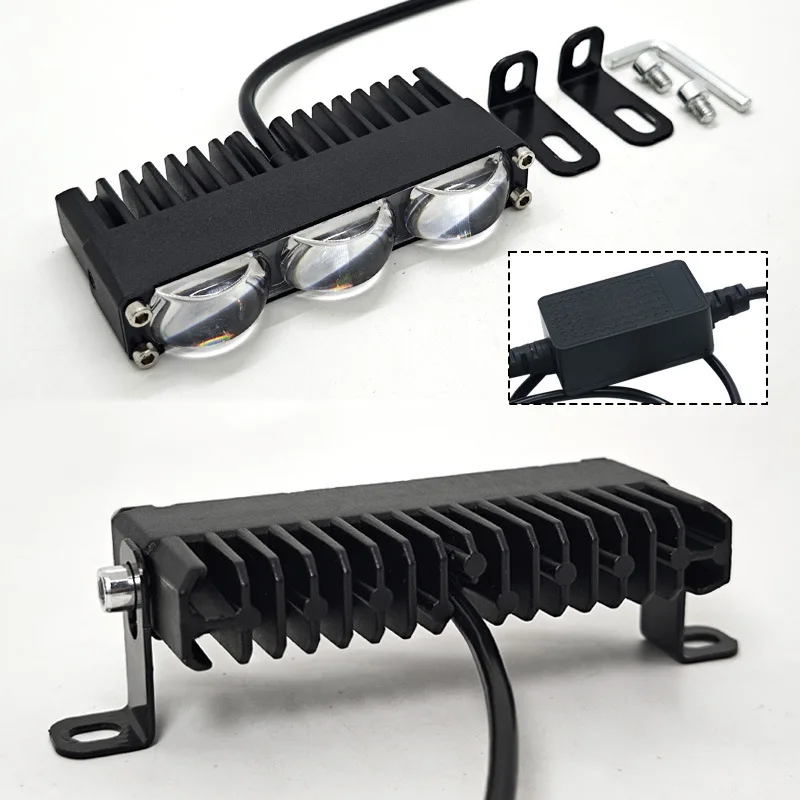 

3-Bead Lens LED Grille Spot Light High Brightness for Cars Motorcycles Off-Road Vehicle Front Lamp Led Lights Car Accessories