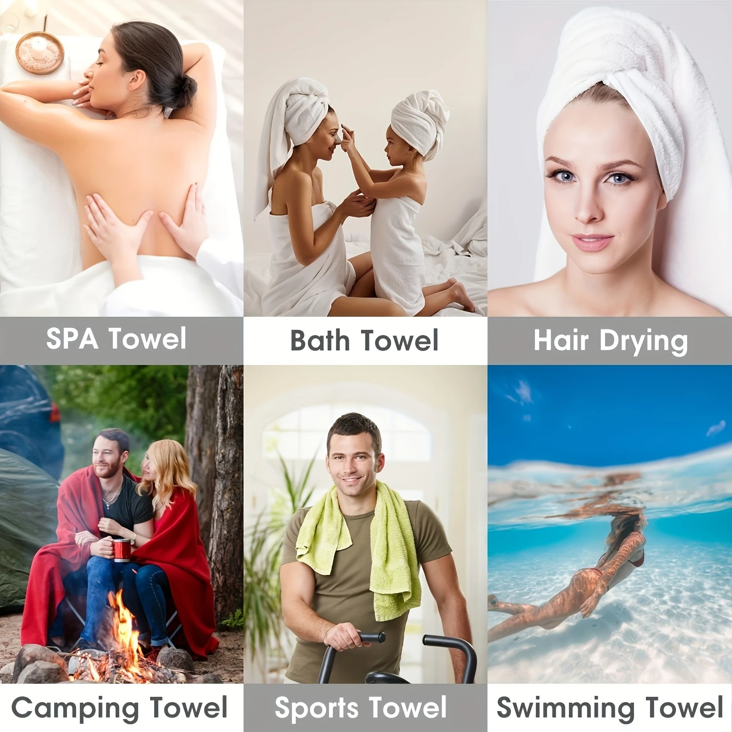 Space-Themed Microfiber Bath Towels - Soft, Absorbent, and Quick-Drying - Set of 2 Ultra-Fine Oblong Towels with Modern Knit Fab