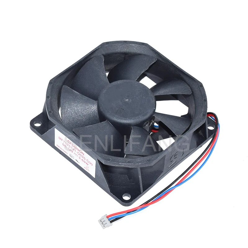 New For SUNON MF75251V1-Q020-G99 7525 DC12V 3.6W 75x75x25mm Three Wires Projector Cooling Fan