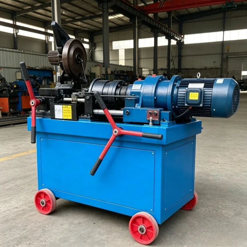 Customized High Durability Professional Rebar Threading Machine Stable Processing For Large Scale Building Construction Projects