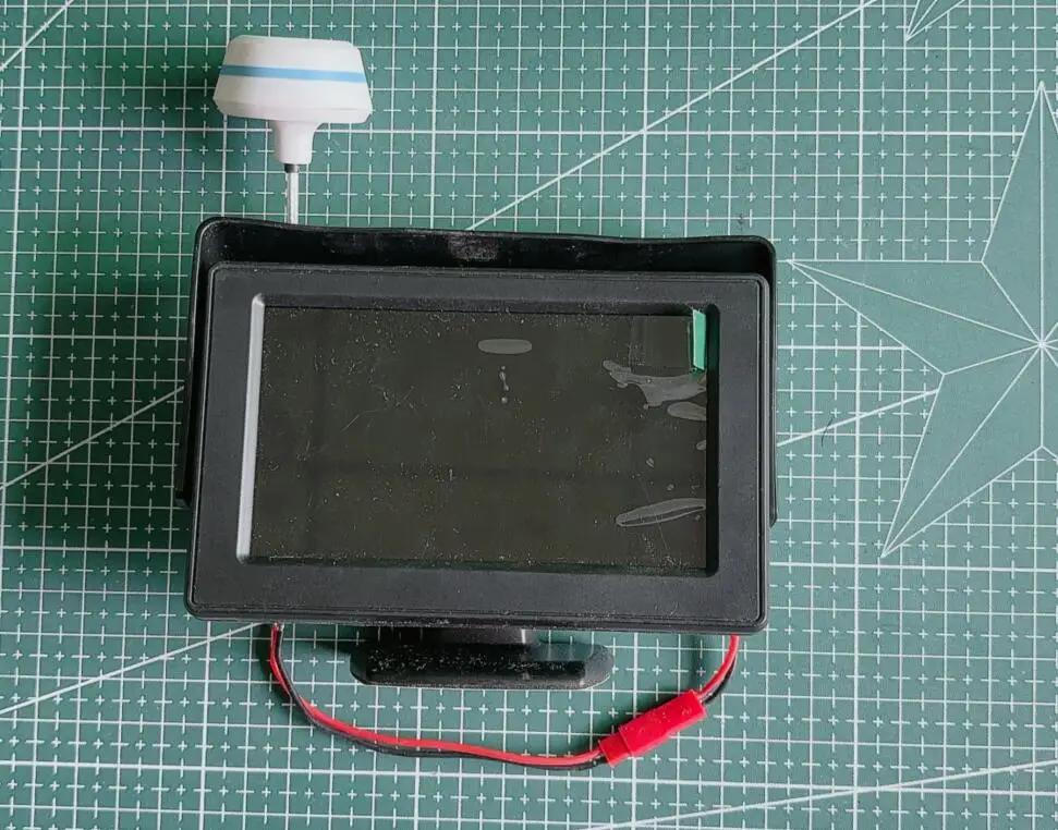 

3,5-дюймовый HD TFT-экран 5,8G 5,8 ГГц AV-приемник VRX-монитор Встроенный приемник с грибовидной антенной для FPV-дронов RC Car