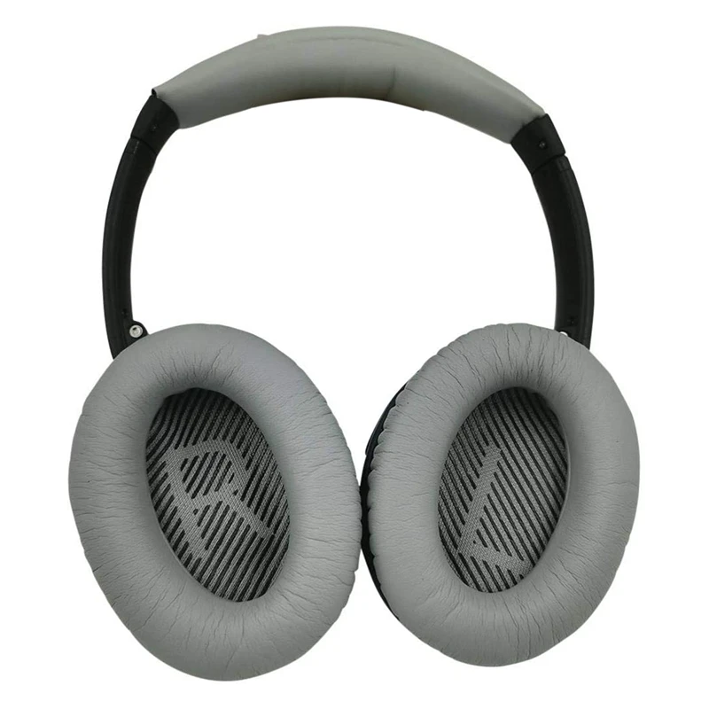 1 Pair Headband Cushion Grey Headband Cushion For Quiet Comfort 25 35 (QC25 QC35) And Quietcomfort 35 II (Qc35ii) image 3