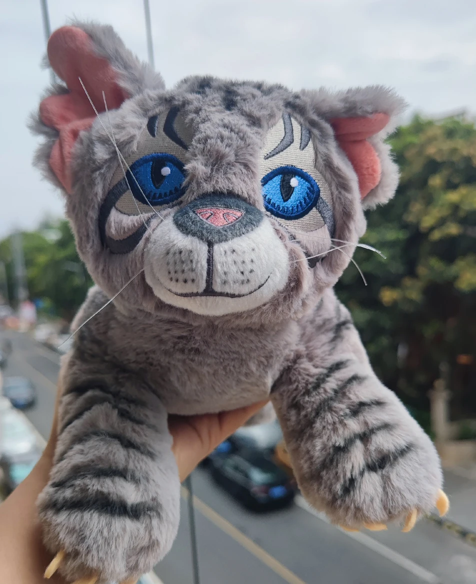 Krieger Katzen Aschefell Plüsch Katze Krieger Sammlerstück Geschenk – Detail 2