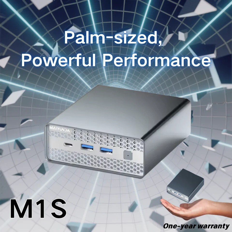 BitPC M1S N100/N150 MINI PC Windows 11 Pro DDR5 4800MHz 4 * M.2 SSD RJ45 4k HD escritorio DIY NAS Host caja de Metal enrutador suave