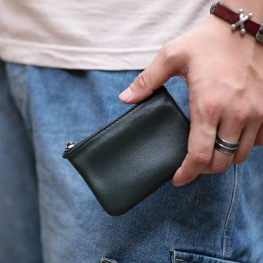 محفظة صغيرة للعملات المعدنية، محفظة عملات معدنية بسحاب بسيط، محفظة عملات معدنية مدمجة، حقيبة ظهر للسفر، هدية للأم #2