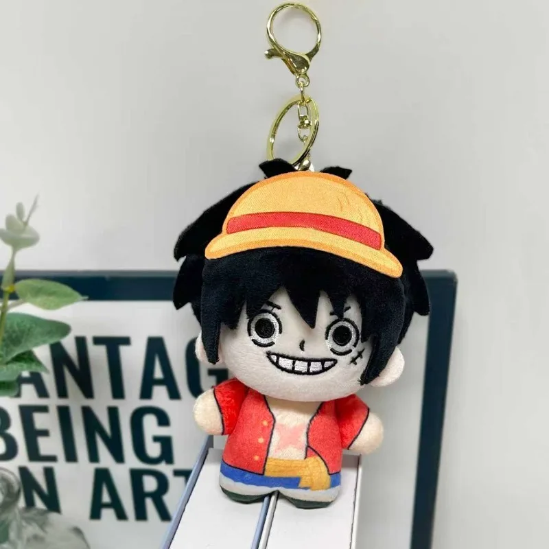 One Piece keychain luffy and Roronoa Zoro cute cartoon Fashionable Personality Portable student backpack pendant decorative gift - view 5