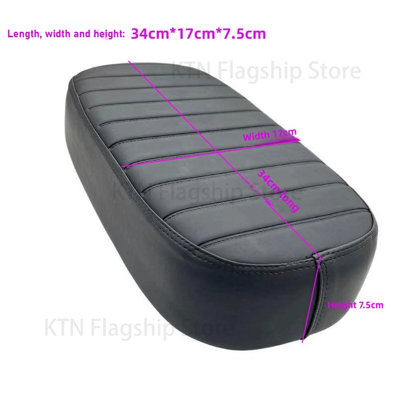 For electric vehicle backseat passenger thickened seat cushion waterproof backseat and backrest modification accessories