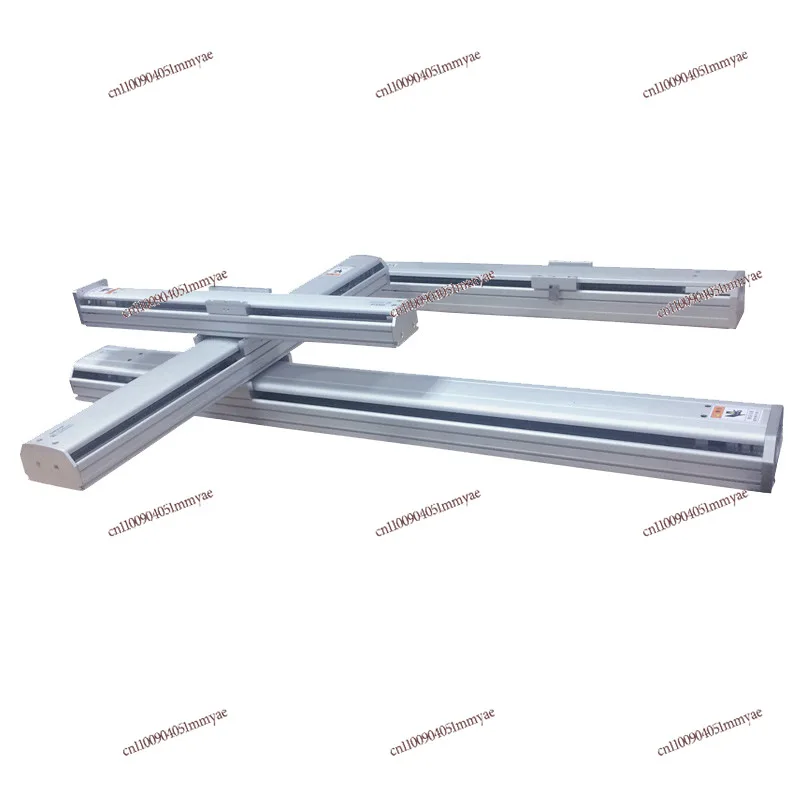 Linear electric slide table, variable pitch two-way screw front and back teeth cross xy