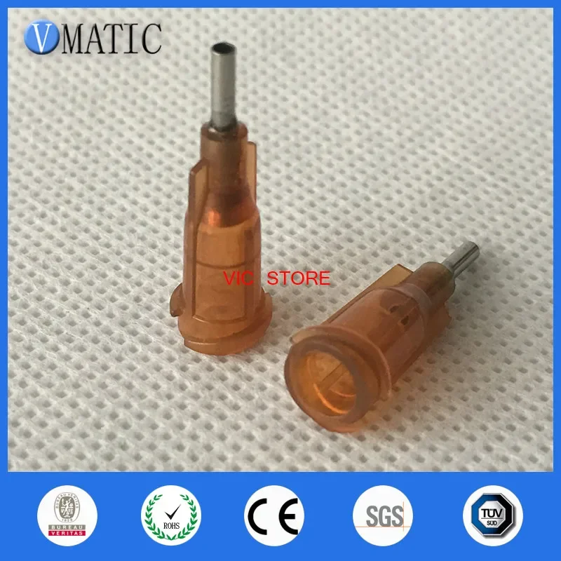 High Quality 100Pcs 15G 1/4 Inch Dispensing Glue Gun Needle Tip