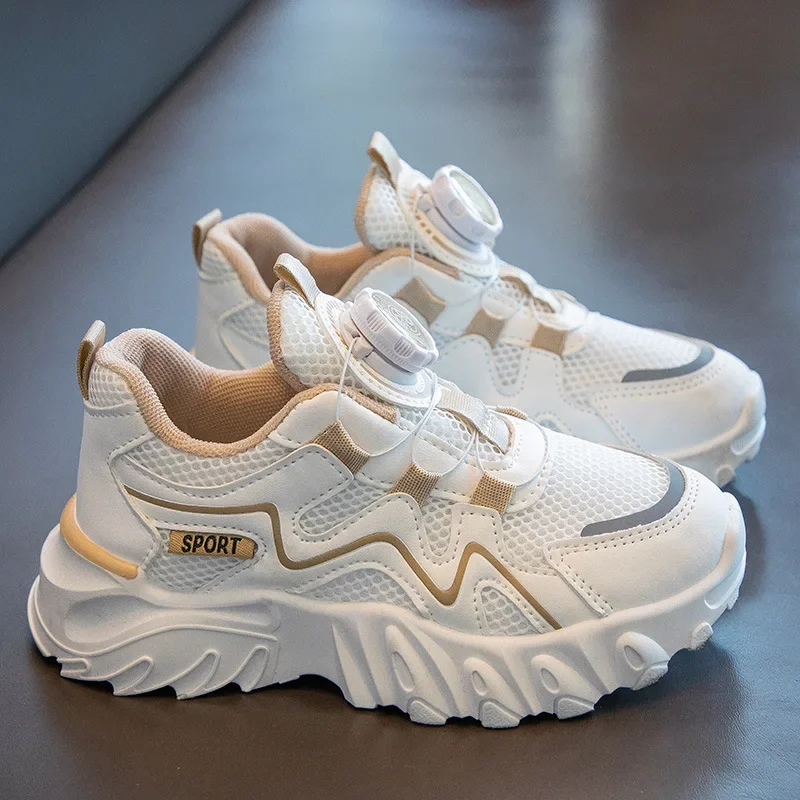 2025 Children Sneakers Unisex Dad's Shoes Baby Boy Trainers Girls Shoes Clunky Sports Tennis Casual Flats Child Infant Footwear