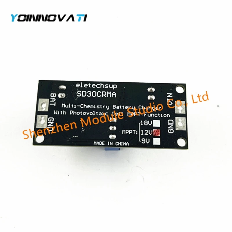 1pcs SD30CRMA MPPT Solar Panel Charge Controller Multifunctional 1A 12V Li-ion Lithium Battery Charging Board Charger Module