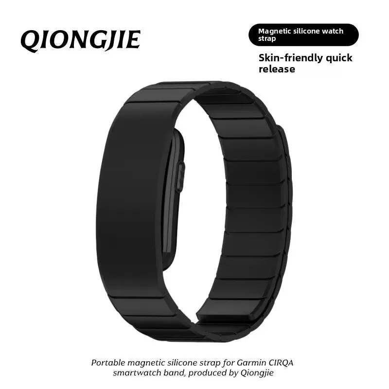 Garmin CIRQA Silicone Band Magnetic Sport Strap Soft Touch Waterproof Sweatproof Replacement Wristband Fitness Outdoor Accessory