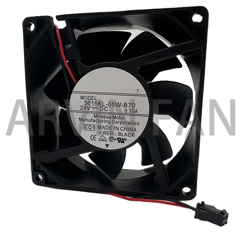 Original 3615KL-05W-B70 24V 0.7A 9cm Dedicated Drive ACS510/550 Inverter Fan