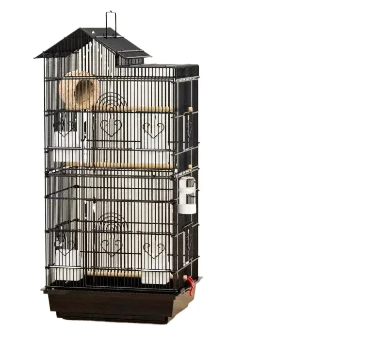 

Bird Cage 100cm Multi-functional Finches Canaries Cockatiels Applicable,Lightweight and Easy To Install Bird Flight Cage