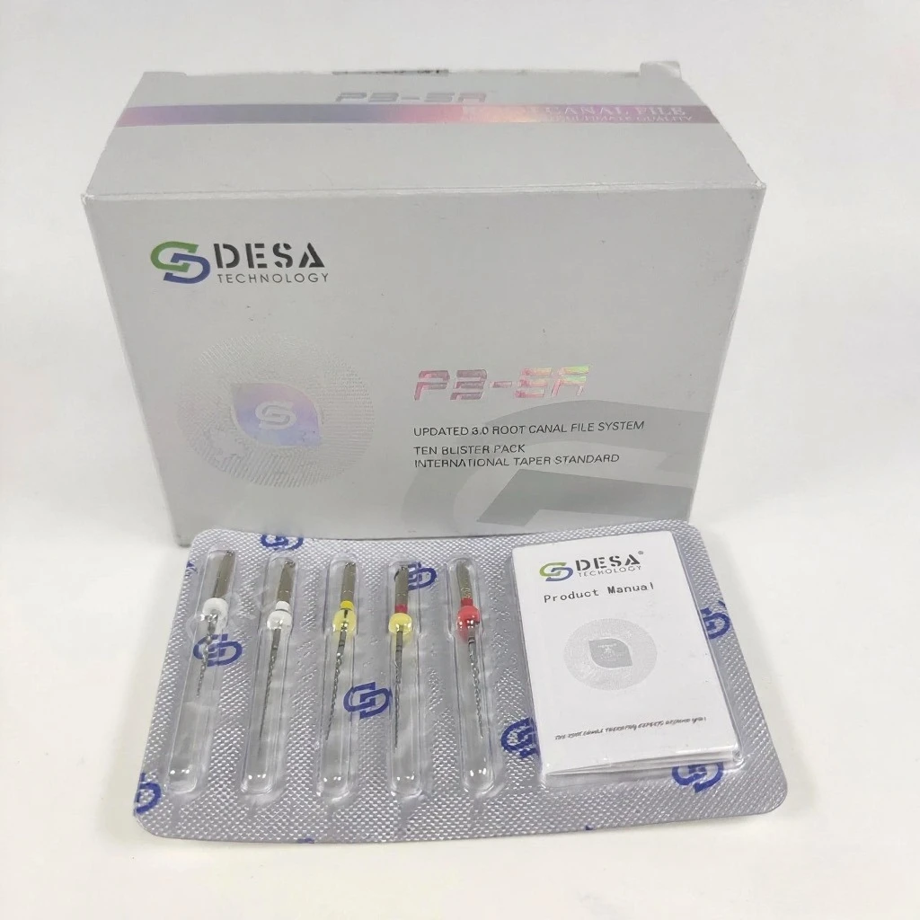 

2x5pcs/pack DESA P3-SR Dental Nickel Titanium Essential DESA Root Canal File Endodontic Rotary Files P3-SR 21mm 25mm 31mm