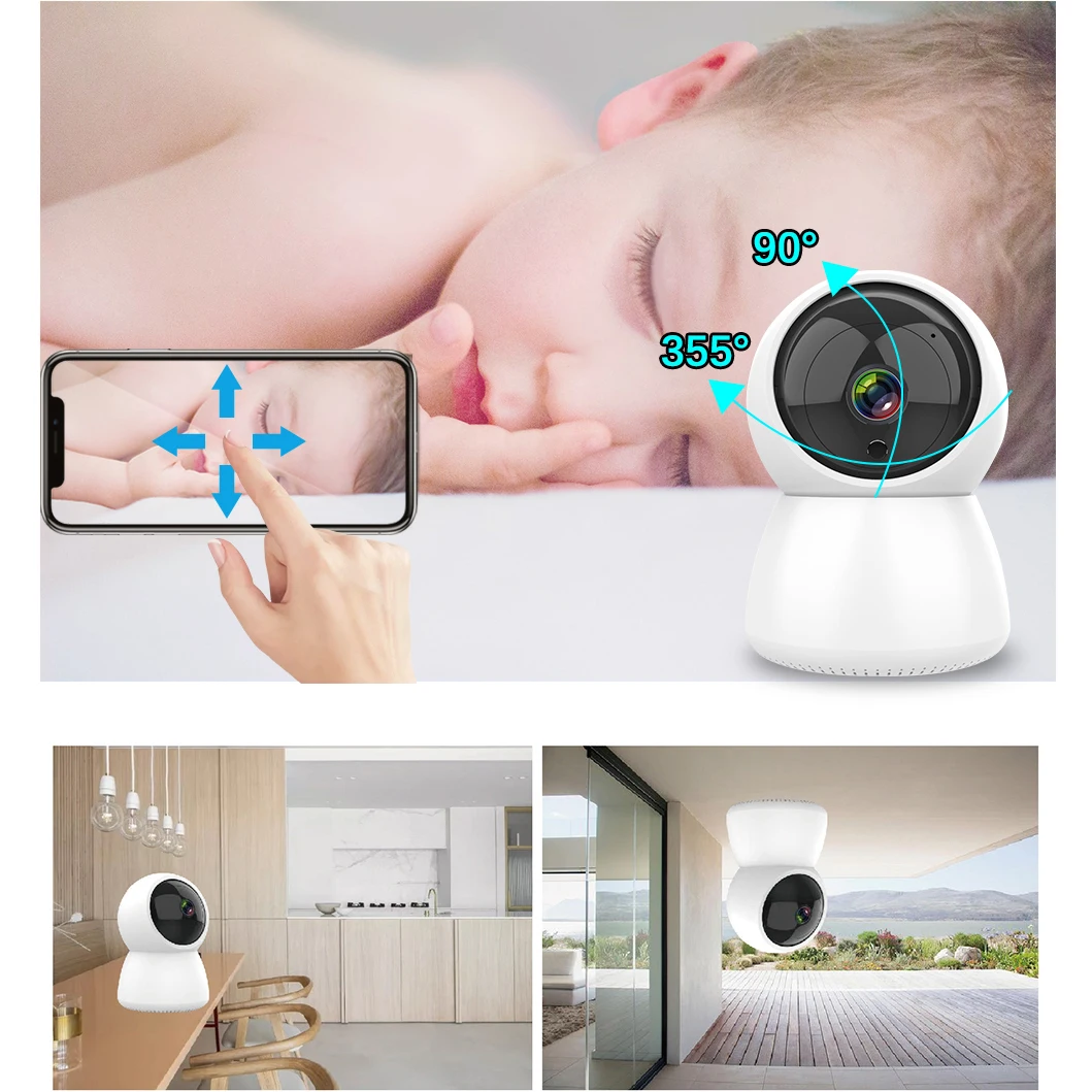 TAIBOAN 1080P HD WiFi Tuya Indoor Camera Baby Monitor Surveillance Night Vision IP Camera Home Security For Smart Life APP