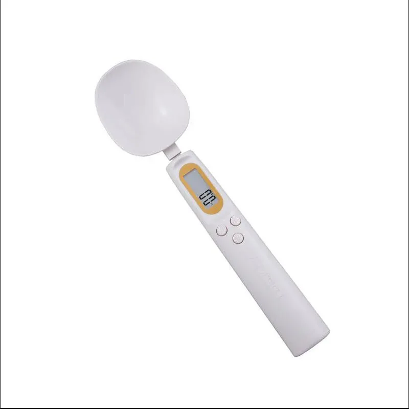 Electronic Weighing Spoon LCD Digital Kitchen Scale Cooking Food Weight Measuring Tool USB Charging, Battery Type 1 Pc
