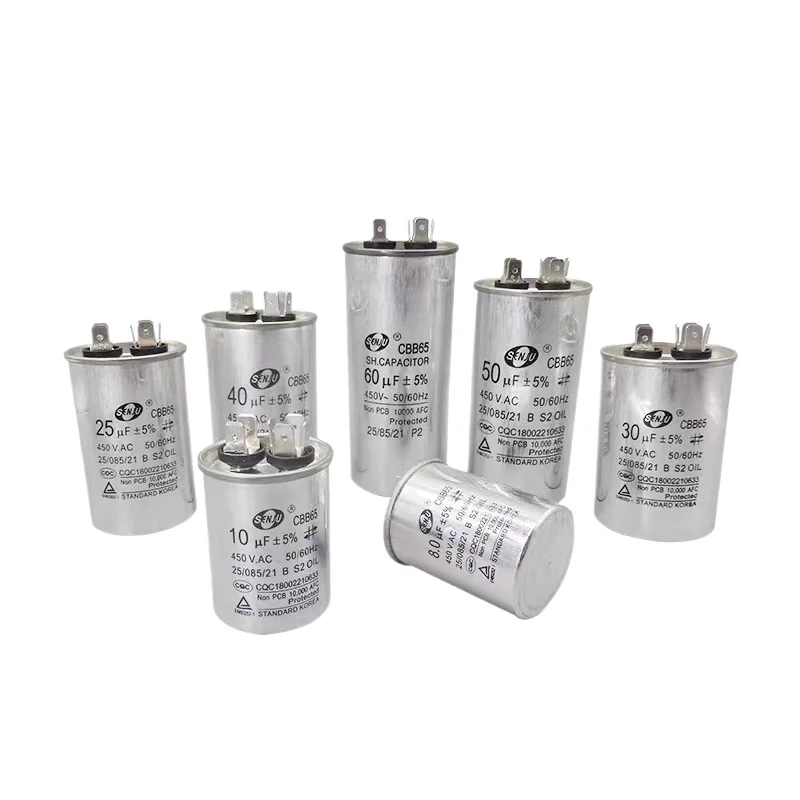 

1 шт. оригинальный CBB65 450V6UF/14/20/35/70/100UF пусковой конденсатор компрессора кондиционера