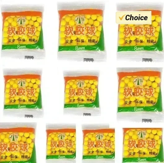 رصاصات كروية مطاطية ناعمة مقاس 7-8 مم #4