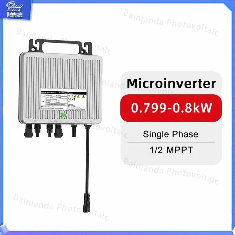 799W 800W Micro Inverter Solar Grid Tie Power Optimizer MPPT PV Panel Converter 2 in 1 Miniature Inverters for Home