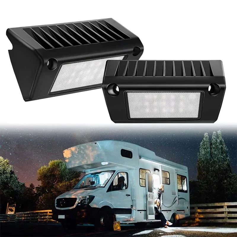 

5 Inch/12.7cm 45w Light Led Outdoor Camper RV Porch Light Exterior Utility Scene Work Driving Lamp for RVs Trailers Campers