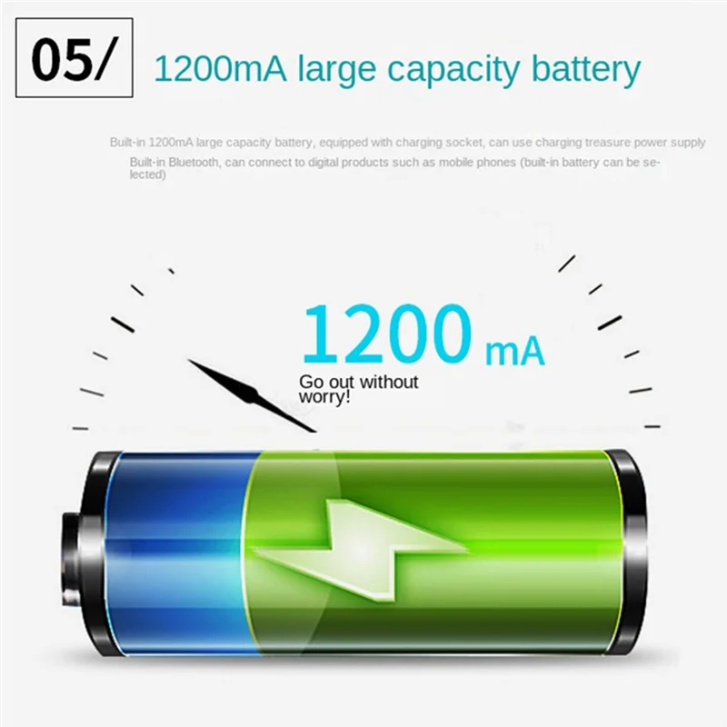 B03B-White Macchina per il rumore Altoparlante compatibile con Bluetooth Altoparlante con temporizzazione ricaricabile per il sonno del bambino adulto