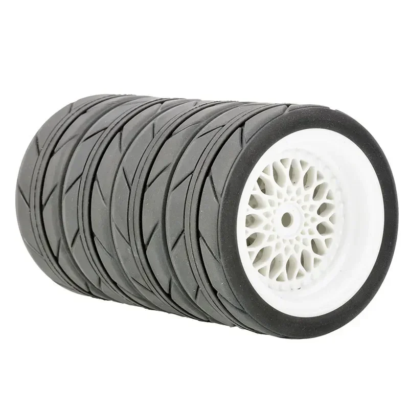 RC 2081-6087 Wheel & Rally Rubber Tires Offset: 3mm/6mm/9mm For 1:10  Redcar HSP HPI SAKURA D3 Kyosho FW06 General rc cars