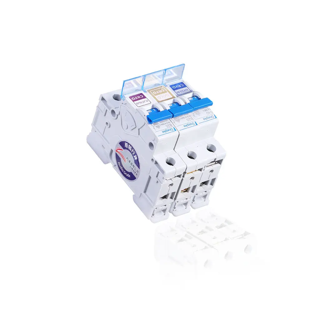 German Doepke T1 Series Gold, Rhodium and Platinum Nano-Coated Cryogenic Version Circuit Breaker