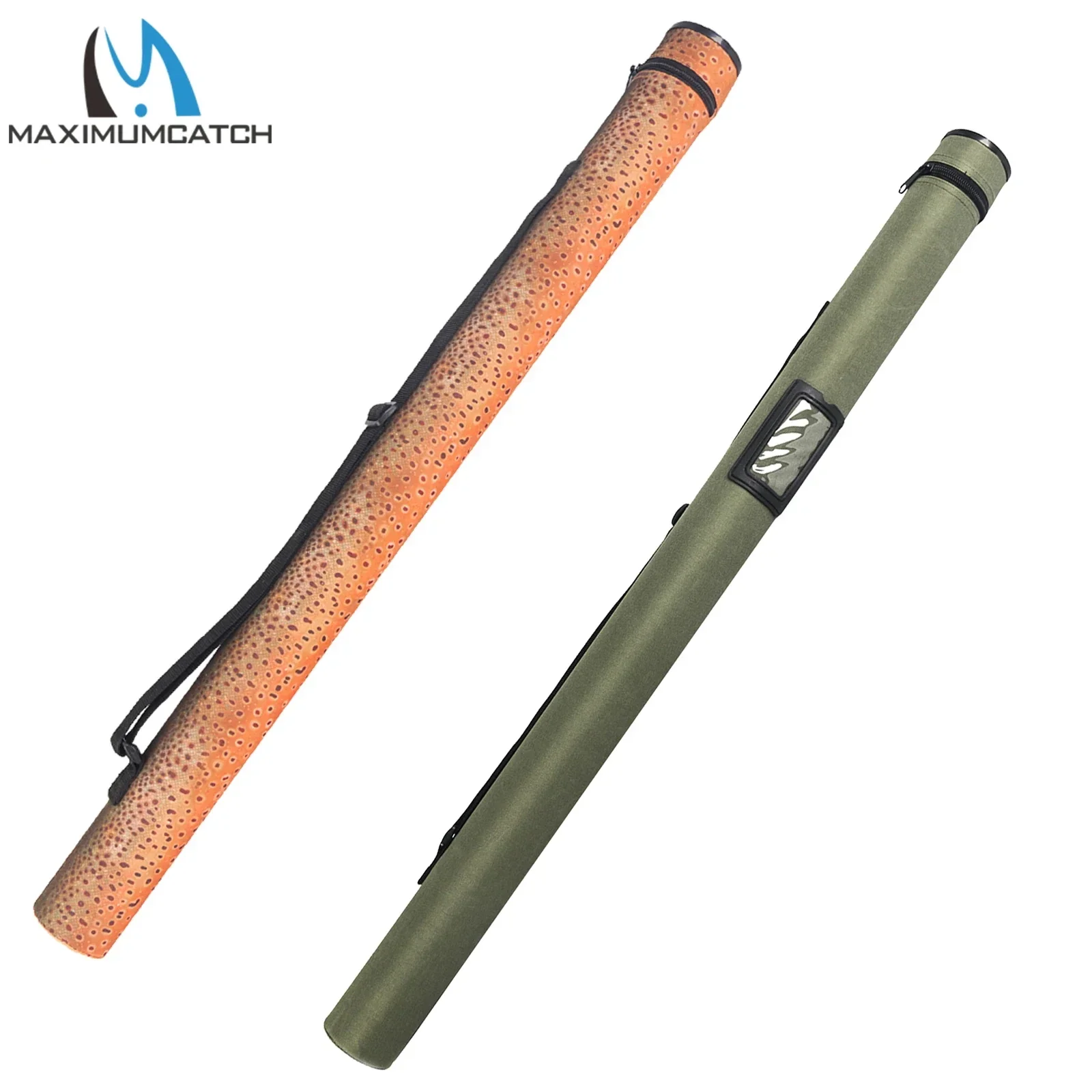 

MAXCATCH 77/85cm Fly Fishing Rod Tube Case Carbon Fiber Multi Color For 9/10FT Fly Rod