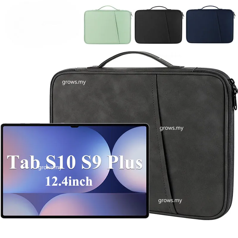 

Sleeve Bag for Samsung Galaxy Tab S10 Plus S10+ 2024 S9 FE 12.4 S9FE+A8 A9 Plus S9 FE Plus S6 Lite 10.4 Laptop Pouch Handbag