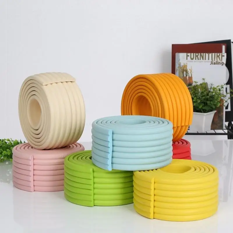 2 Meter Baby Safety Desk Edge Guard Strip Table Corner Protector 1Pcs Kids Collision Cushion Foam Bumper Free Tape