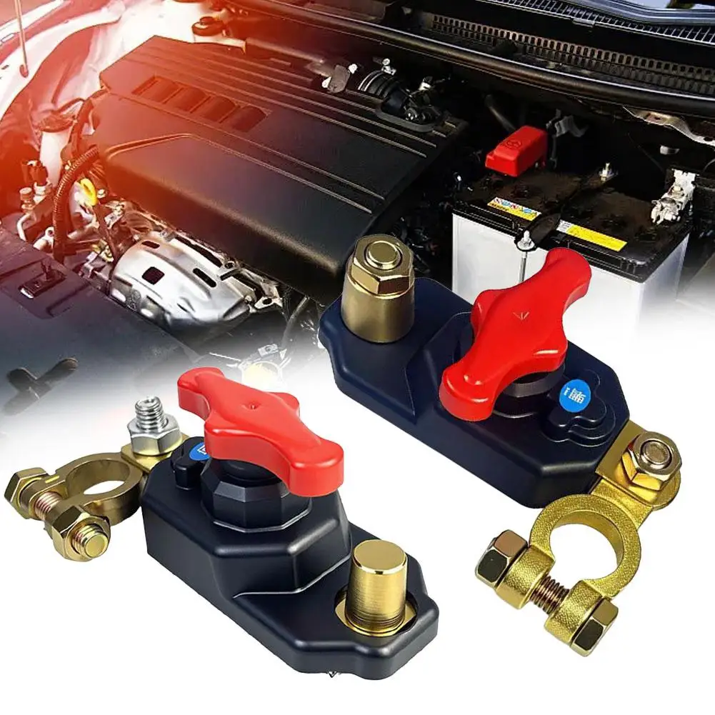 Universal Car Battery Disconnect Switch Anti-Power Battery Leakage Circuit Switch Unidirectional Off 16-17mm Rotating ﻿ Bre S0K1