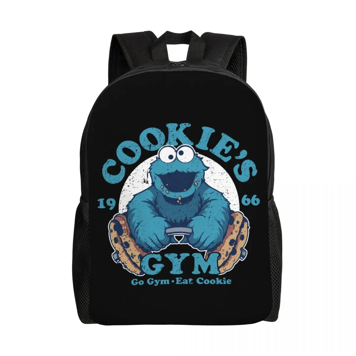 Custom Cookies Gym Laptop Backpack Men Women Basic Bookbag for School College Student Bags