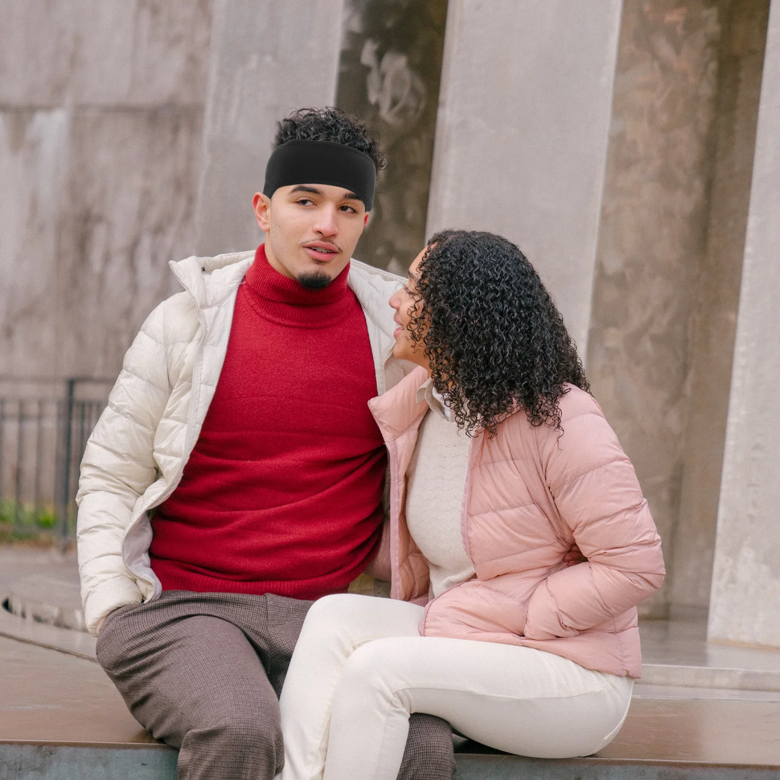 

3Pcs Windproof Winter Headband Elastic Polar Fleece Warm Ear Warmer Lightweight Running Cycling Outdoor Head Wrap