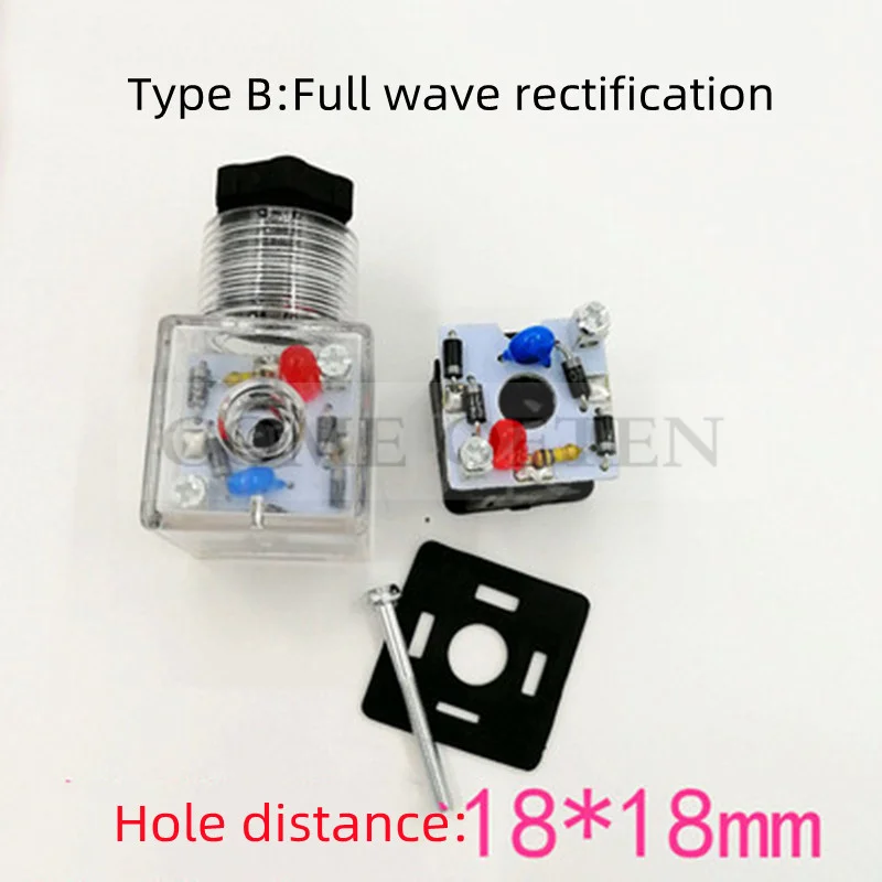 Picture 5: Half Wave Rectification Full Wave Rectification Hydraulic Valve Plug ACDC-220VB Coil Plug Rf Surge ProofTypeA