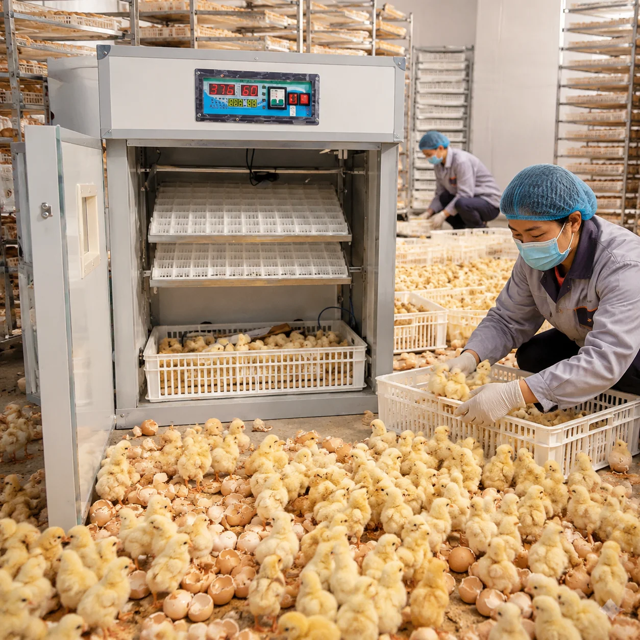 Full Energy Automatic Incubator Heater Chicken Egg Incubator And Hatcher