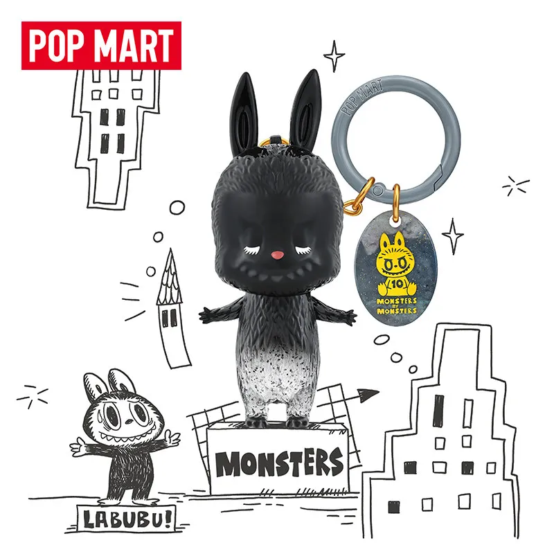 

Popmart The Monsters Labubu: Серия к 10-летию – Фигурки, брелоки, подвески, таинственные коробки, милый подарок для детей